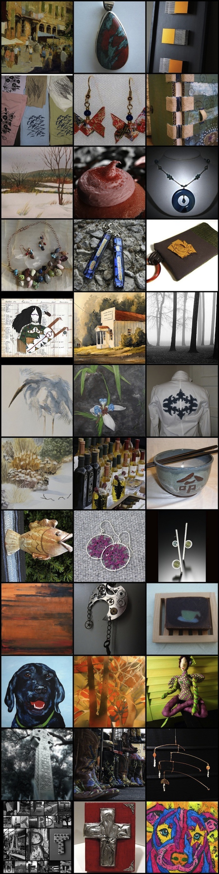Some of the art you'll see Saturday, click Artists to see them all!