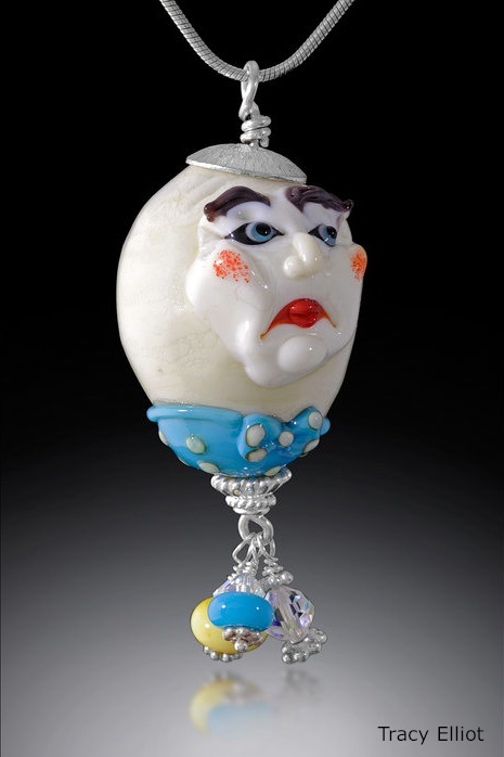 Humpty Dumpty Bead Necklace by Tracy Elliott