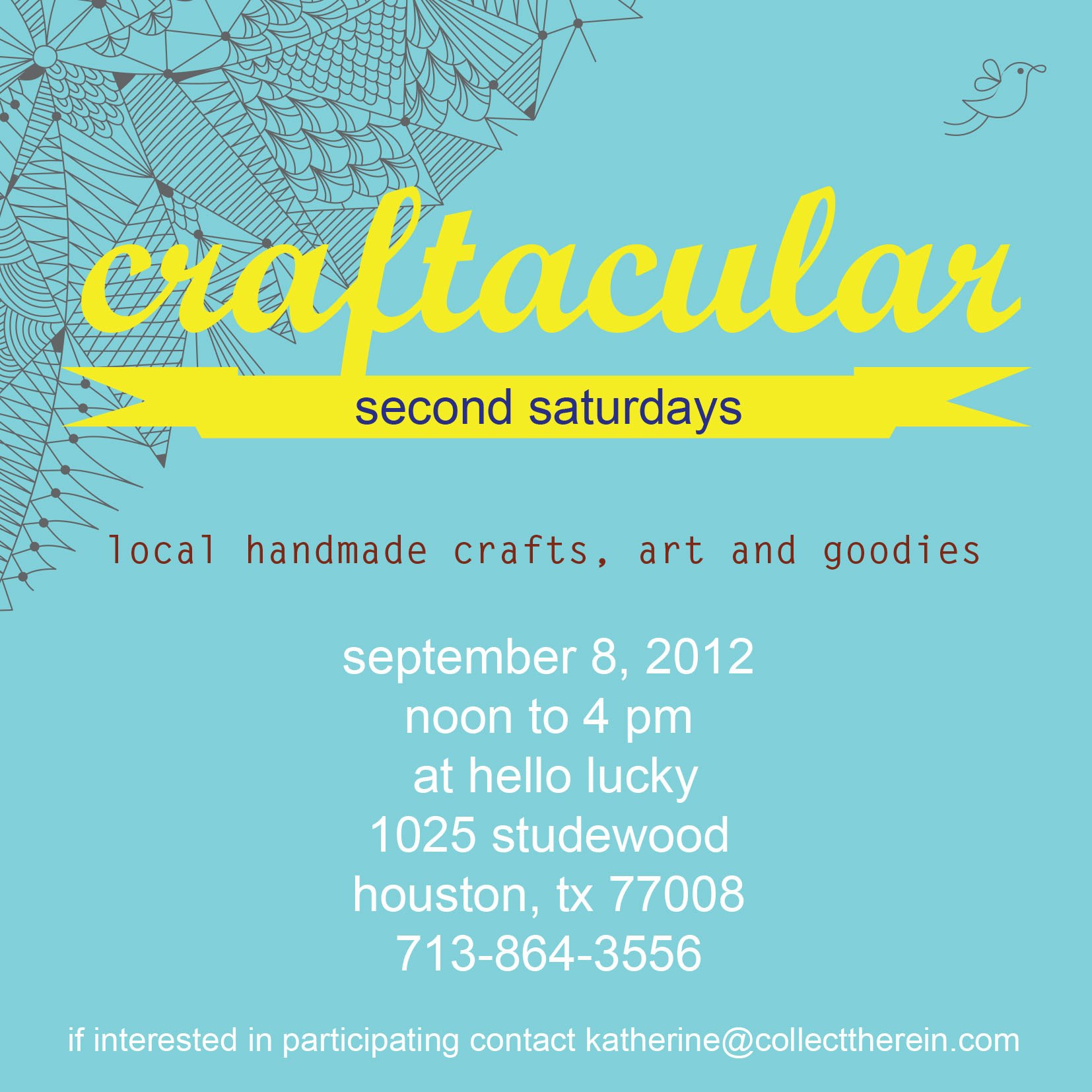 Craftacular Second Saturdays